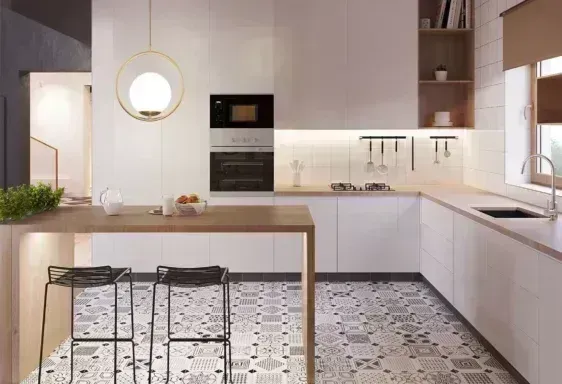 Как выбрать плитку на пол для кухни