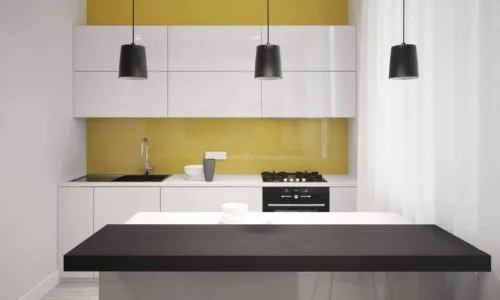 Как обустроить кухню площадью 6 квадратных метров с холодильником