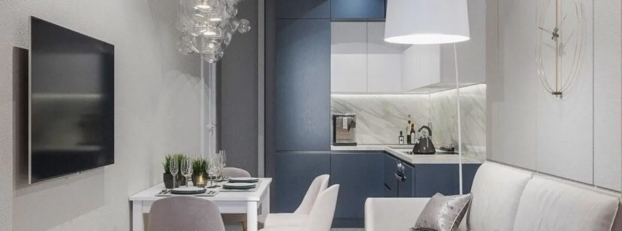 Идеи для дизайна кухни-гостиной 15 кв. м