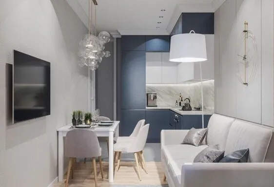 Идеи для дизайна кухни-гостиной 15 кв. м