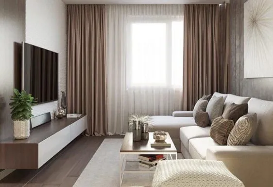 Дизайн зала в квартире