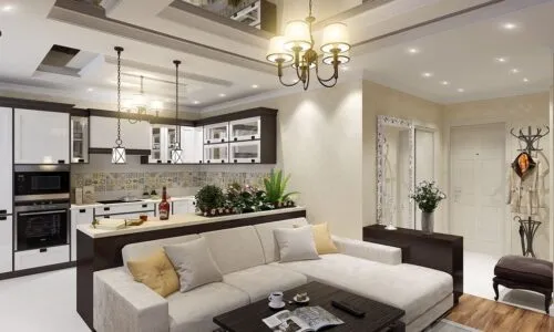 Идеи для дизайна кухни-гостиной 30 кв. м