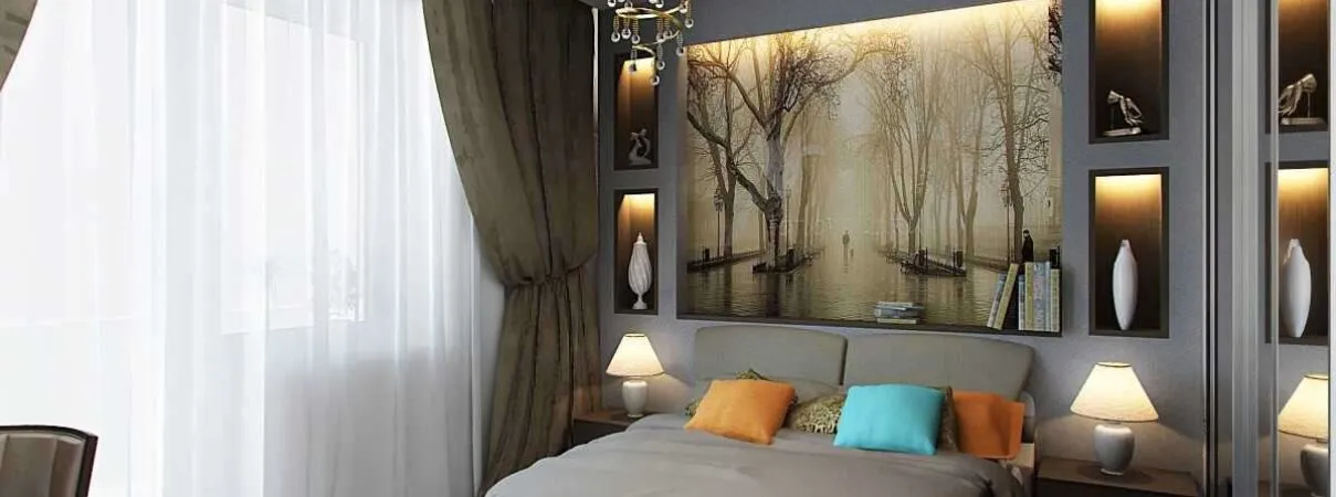 Дизайн спальни 12 кв. м