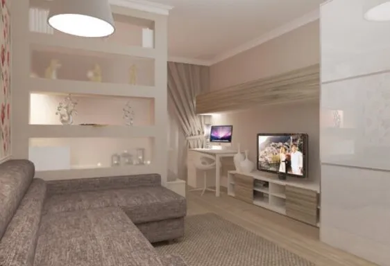 Идеи для дизайна гостиной-спальни