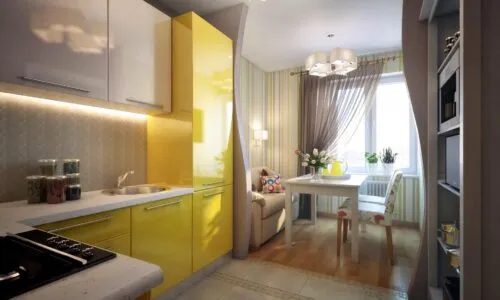 Идеи для дизайна кухни 12 квадратных метров