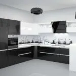 Как создать стильный черно-белый дизайн кухни
