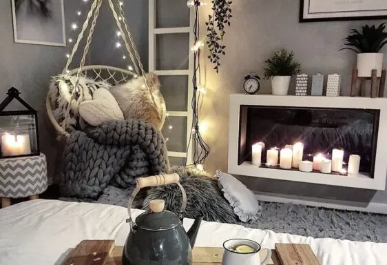 Как создать уютный дизайн спальни в стиле хюгге