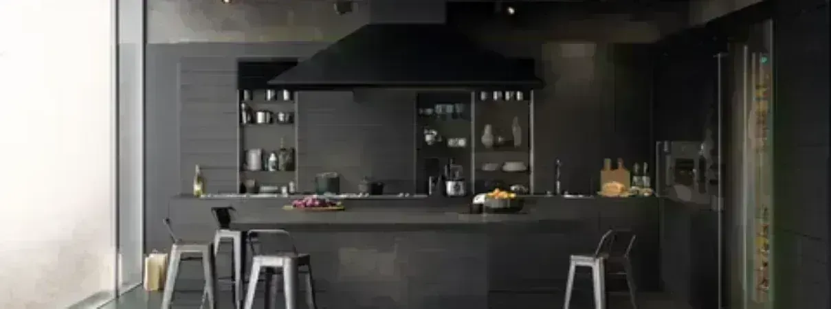 Черная кухня: как создать стильный дизайн и избавиться от мрачности цвета