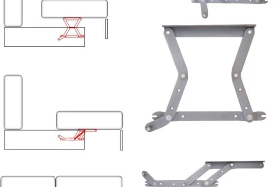 Механизм трансформации диванов «пантограф»: плюсы и минусы, как раскладывается, особенности