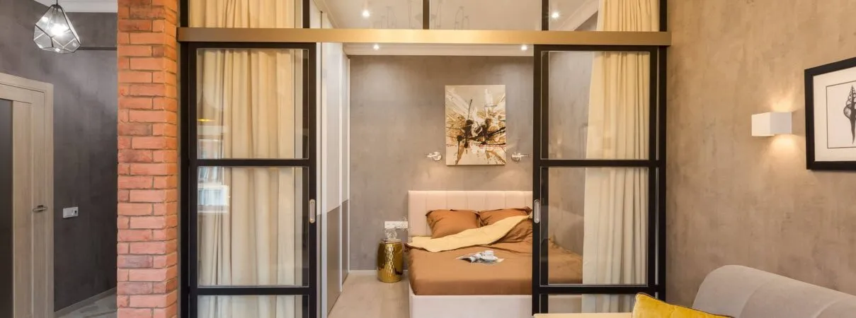 Как сделать из одной комнаты две: легкие варианты зонирования с примерами